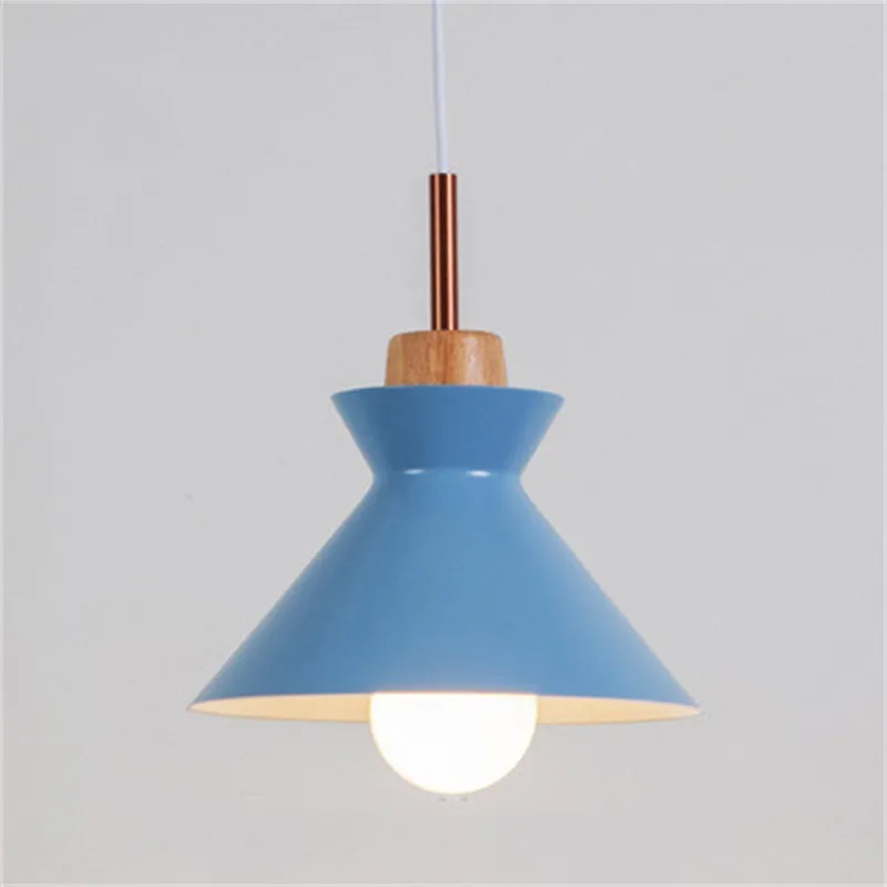 Scandinavische MULTI Metaal Hout Macaroon Hanglamp voor Keuken HL88