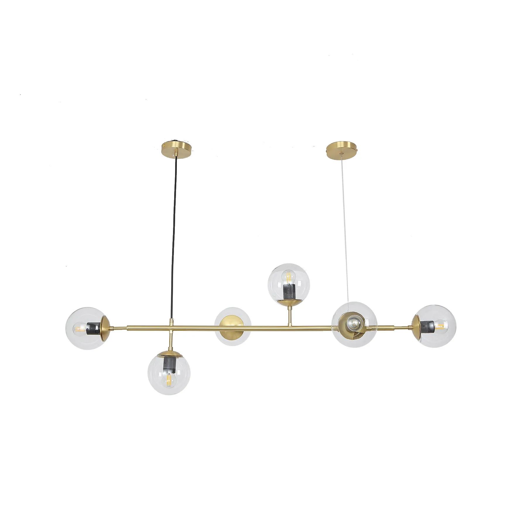 Orb moderne glazen bol hanglamp voor woonkamer
