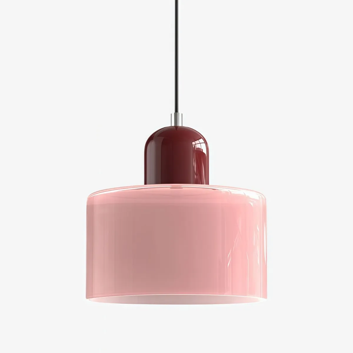 Kalo Cilinder Hanglamp - Glazen Lamp in Scandinavische Stijl voor Eet en Slaapkamer HL107