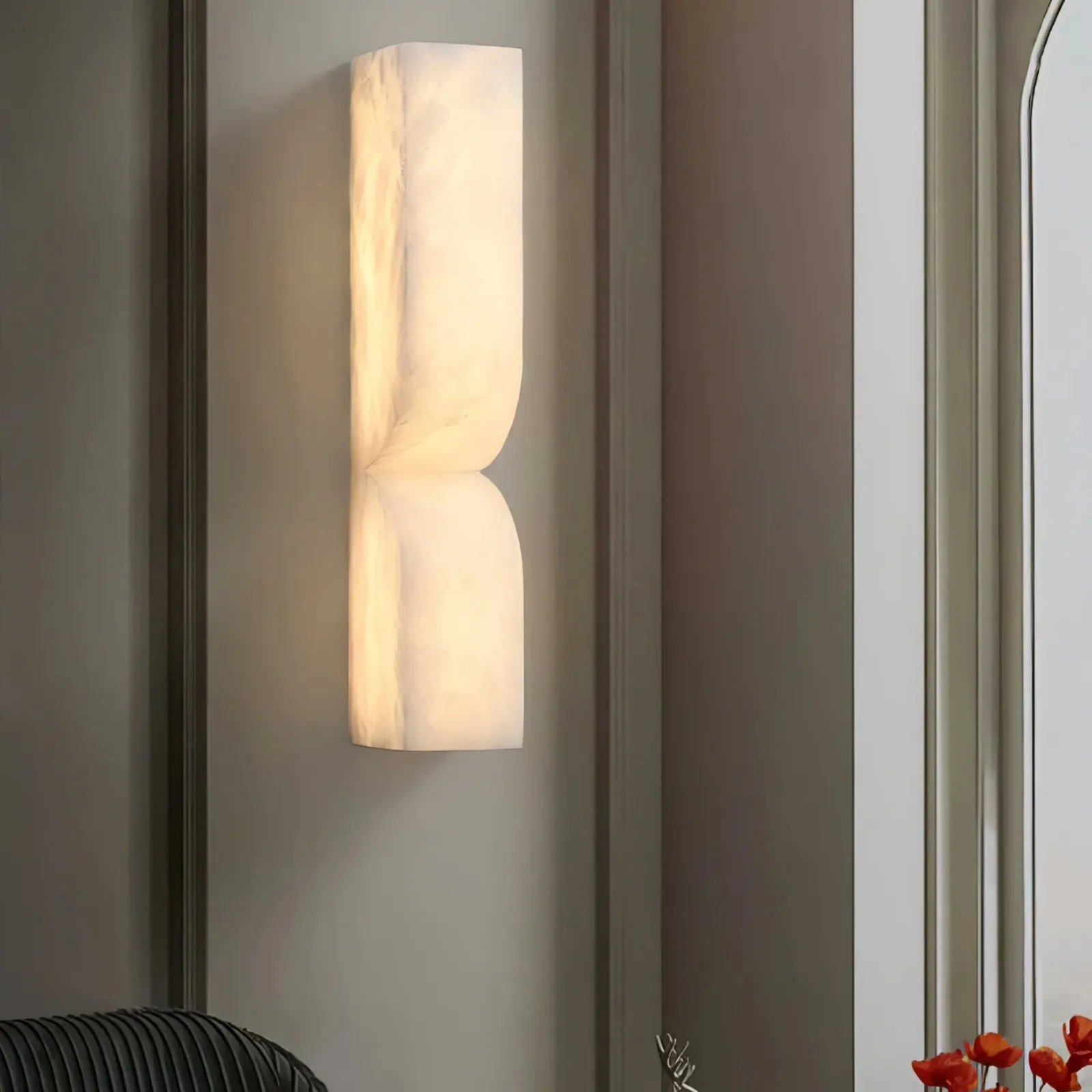 Moderne Luxe Marmeren Art Deco Wandlamp HL284
