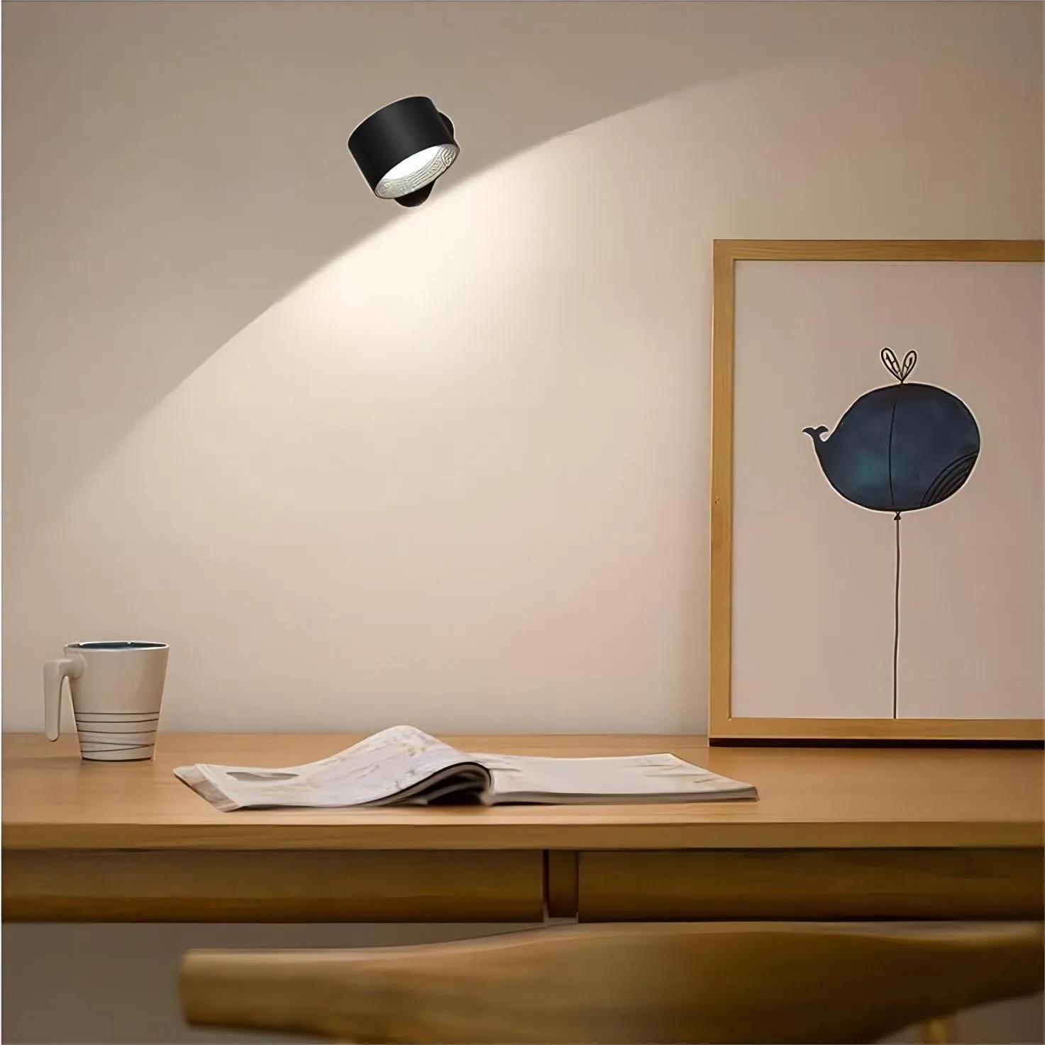 Draaibare USB Oplaadbare LED Wandlamp HL136