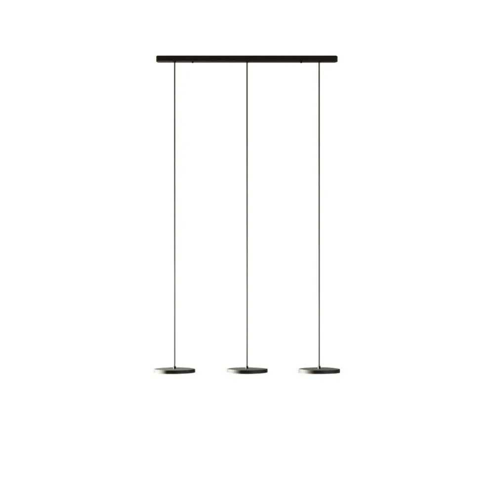 Schijfvormige Moderne Hanglamp - Zwart Wit LED Ontwerp HL1051