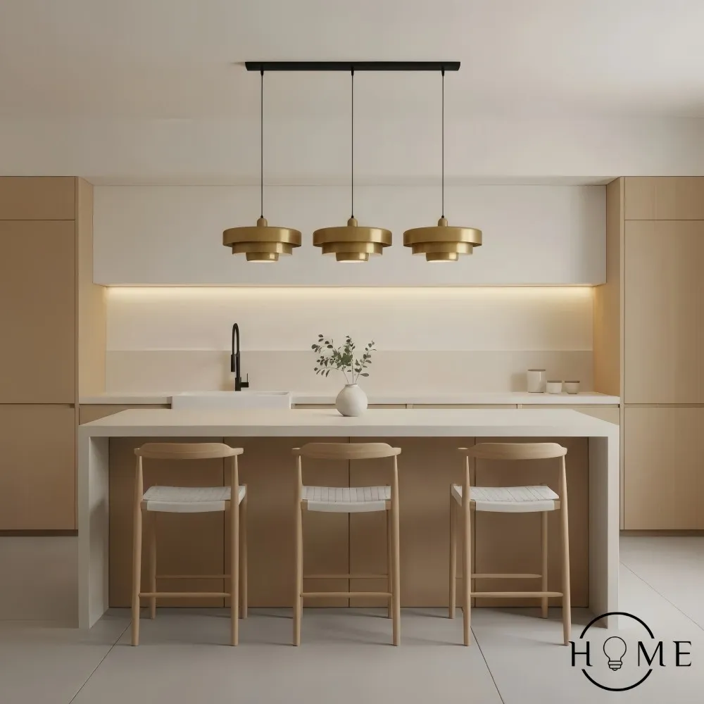 Macaron Disc Hanglamp - Scandinavische Meerlaagse Hanglamp van Metaal voor de Keuken HL179