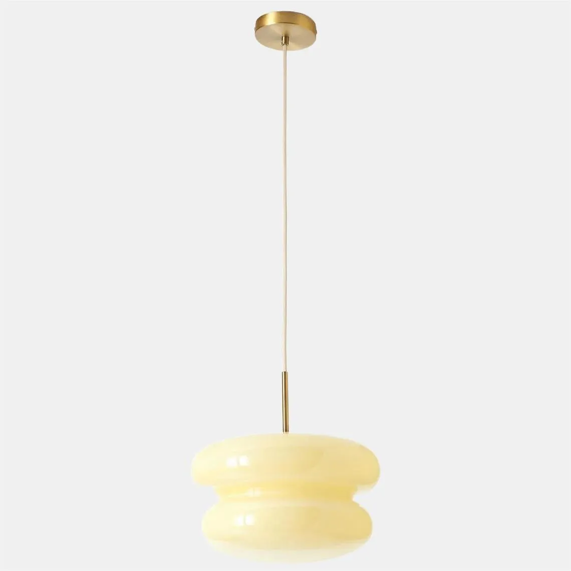 Orra Opaalglazen Hanglamp - Elegante Hanglamp met Dubbele Laag voor de Woonkamer HL1781