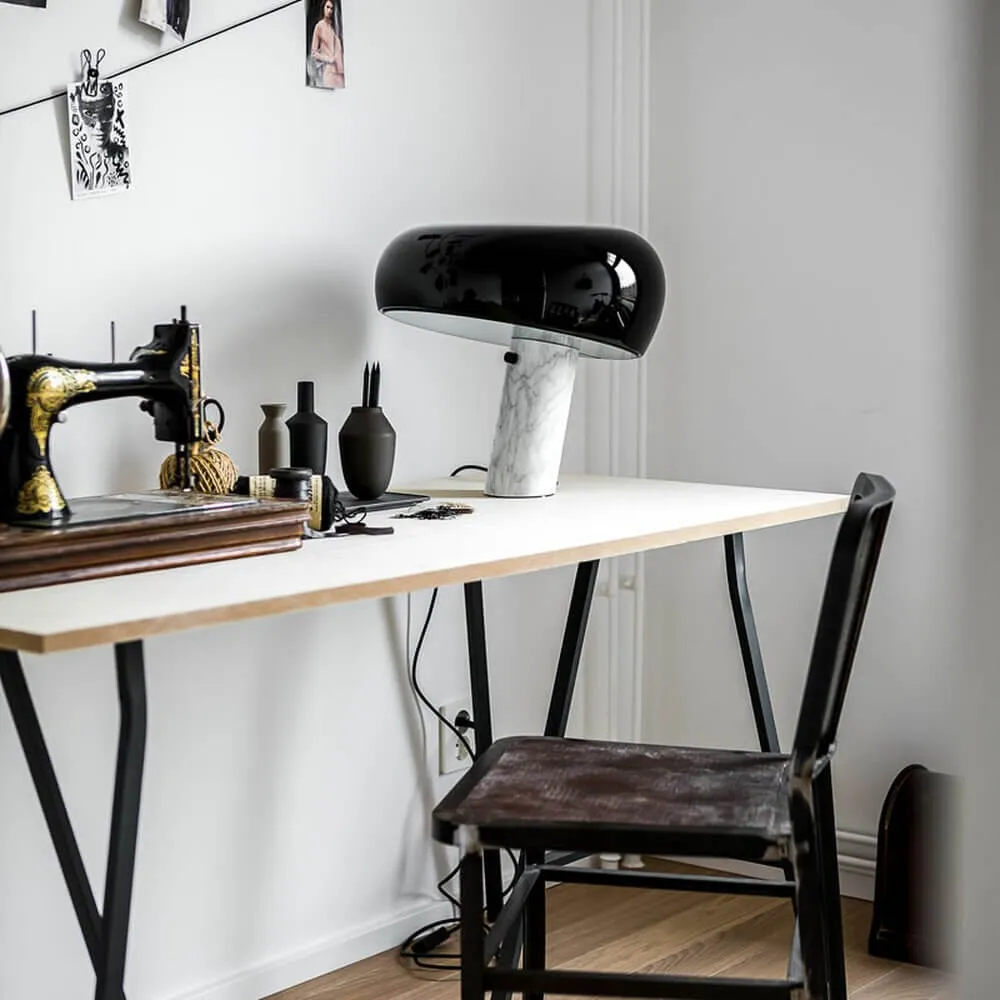 Slantia Marmeren Tafellamp Vintage