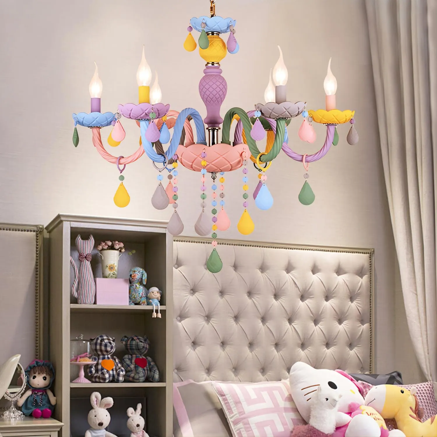 Macaron Kroonluchter Voor de Babykamer