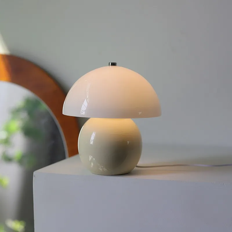 Retro Paddenstoel Keramische Tafellamp HL287