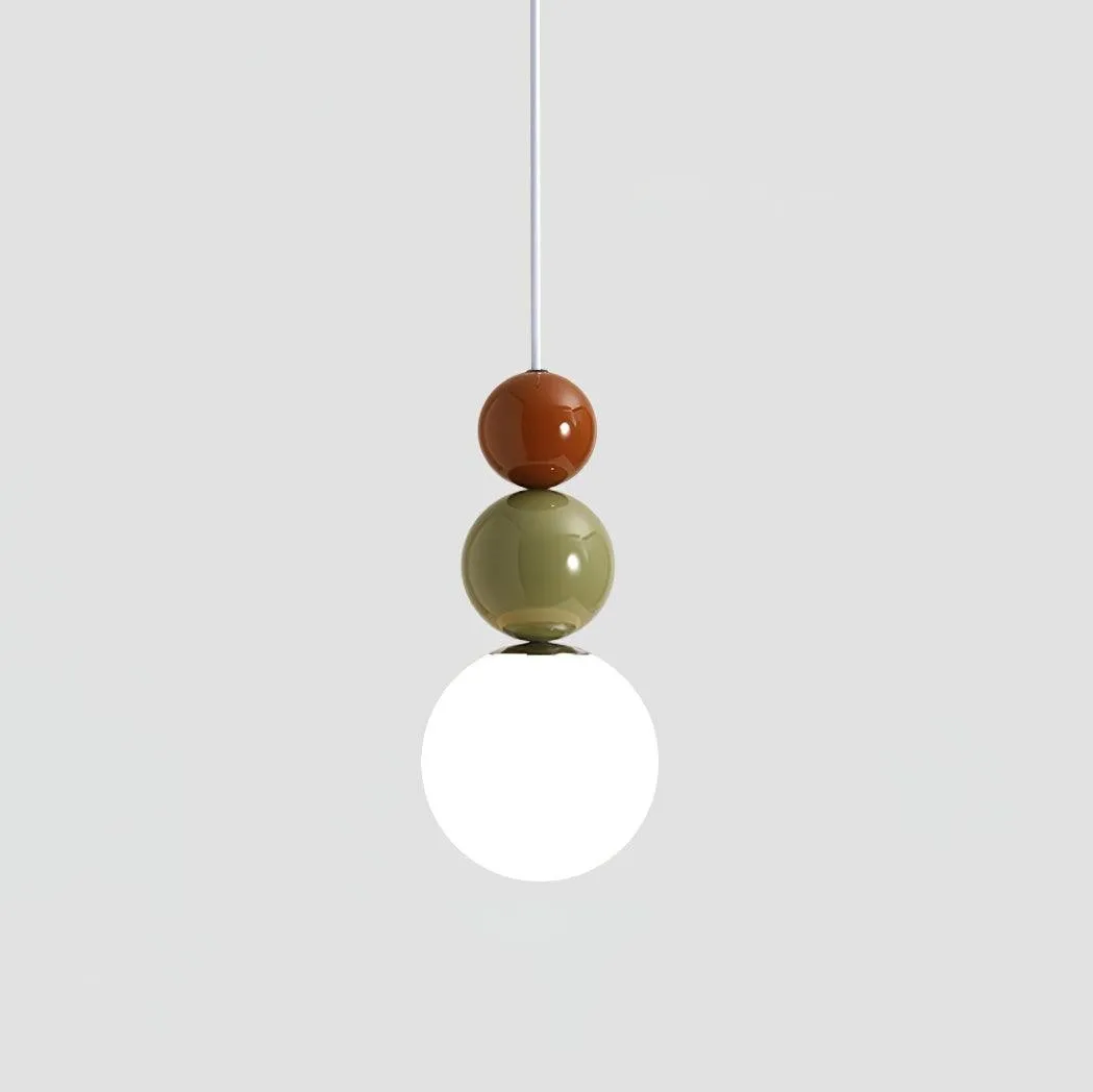 Nordic Cream Moderne Eenvoudige Dot Hanglamp HL460
