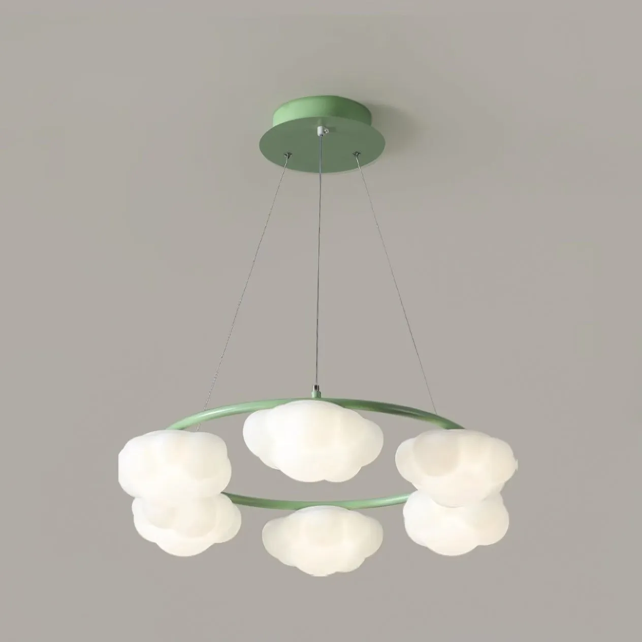 Crèmekleurige stijl creatieve persoonlijkheid wolken kroonluchter HL893
