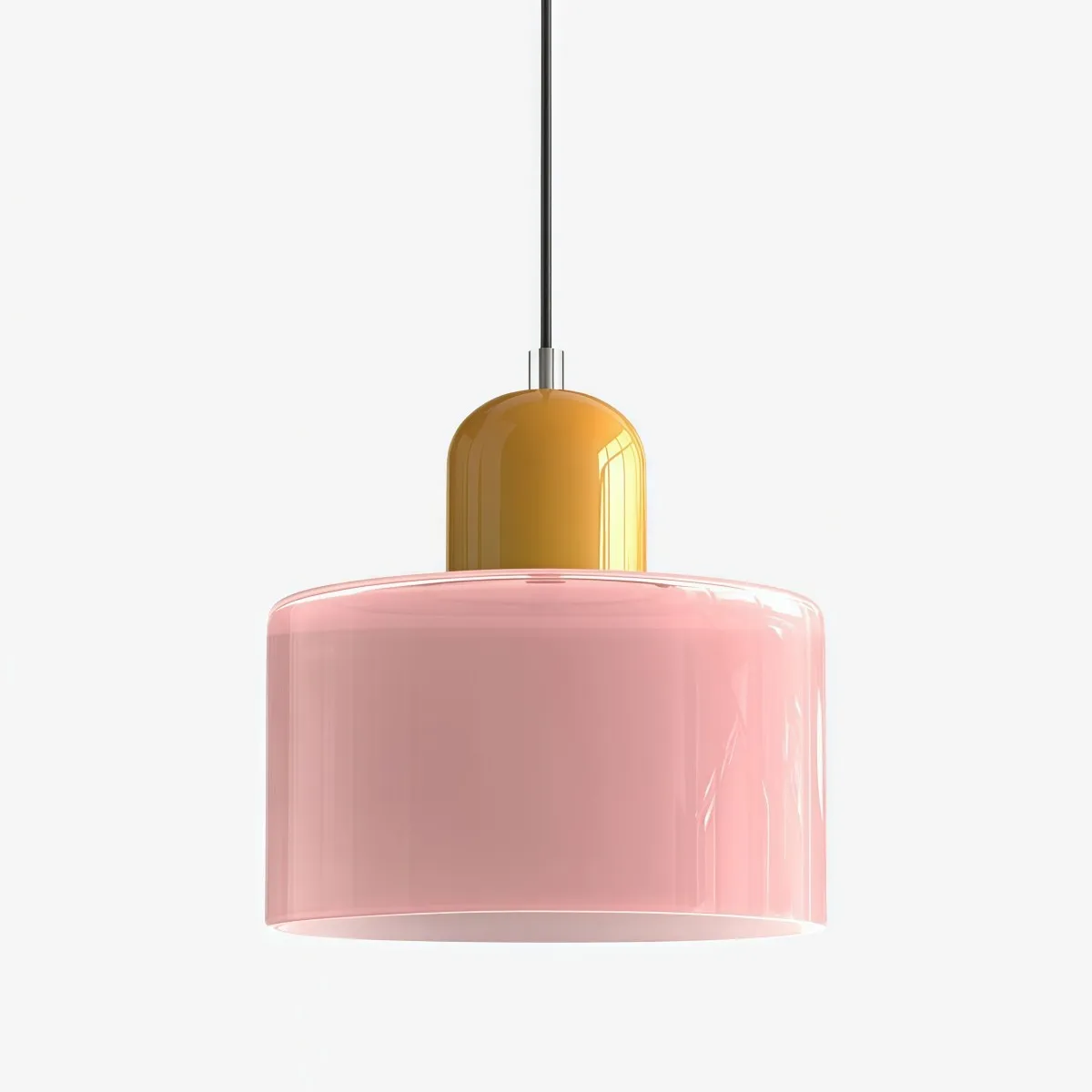 Kalo Cilinder Hanglamp - Glazen Lamp in Scandinavische Stijl voor Eet en Slaapkamer HL107