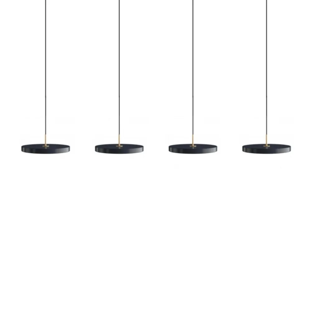 Schijfvormige Moderne Hanglamp - Zwart Wit LED Ontwerp HL1051