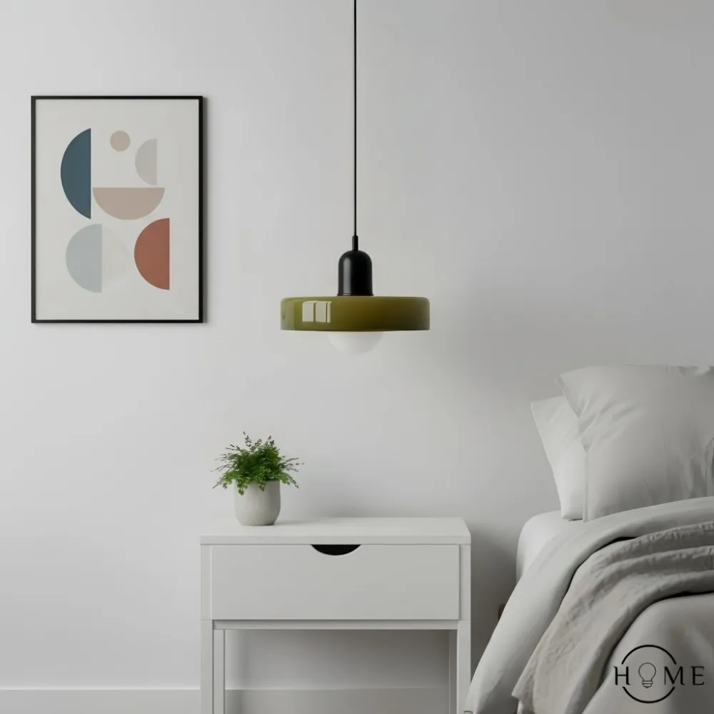 Kalo Disc Kleurrijke Hanglamp - Moderne Glazen Hanglamp voor de Eetkamer HL2447