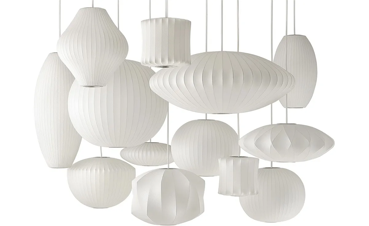 Saucer Zijde Bubble Hanglamp Woonkamer