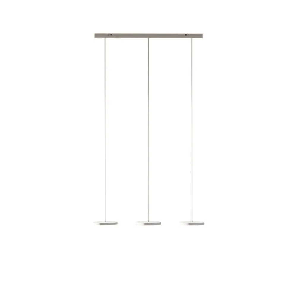 Schijfvormige Moderne Hanglamp - Zwart Wit LED Ontwerp HL1051