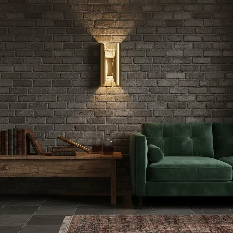 Auregon artistieke sculpturale wandlamp – abstracte, opgerolde metalen wandlamp voor hal of woonkamer HL2436