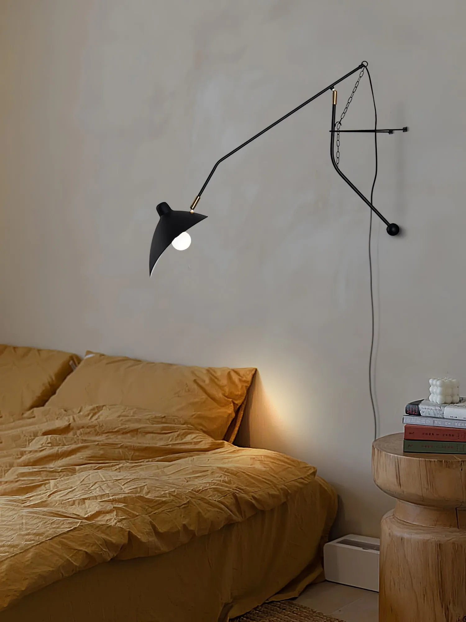 Moderne eendenbek-design Mantis Arm Wandlamp HL1112