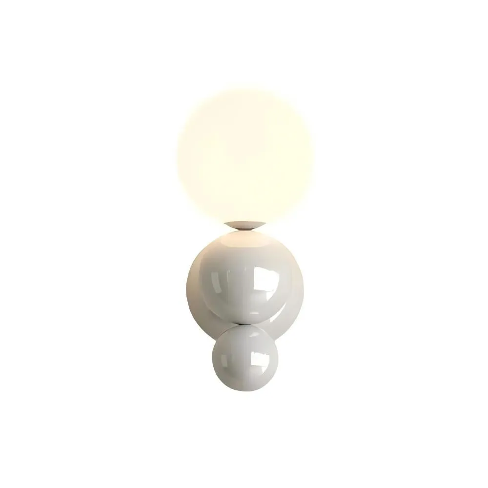 Kleurrijke Crèmekleurige Bolvormige Wandlamp HL321