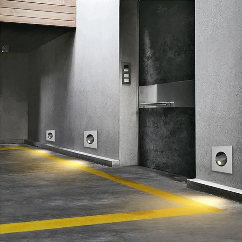 Draaibare inbouw led leeslamp voor naast het bed HL149