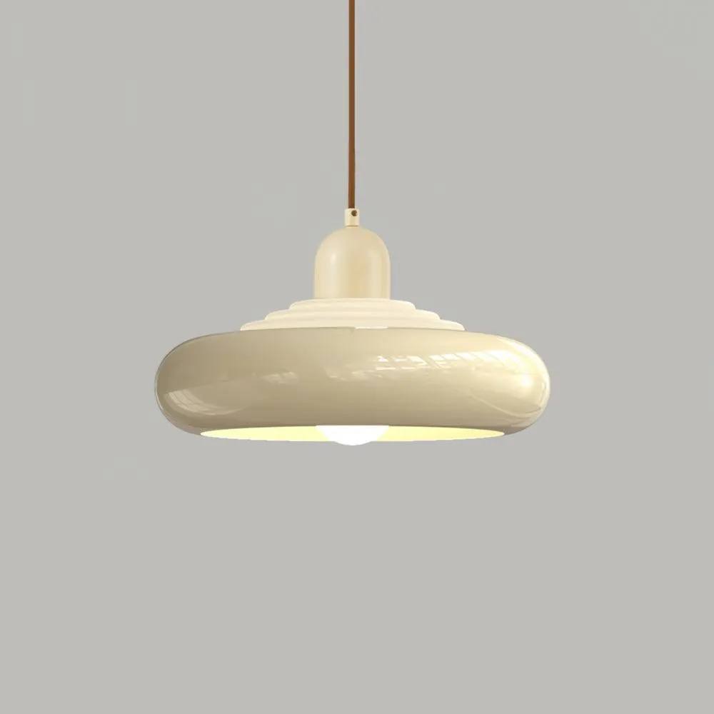 Meerlaagse ronde toren crèmekleurige hanglamp HL401