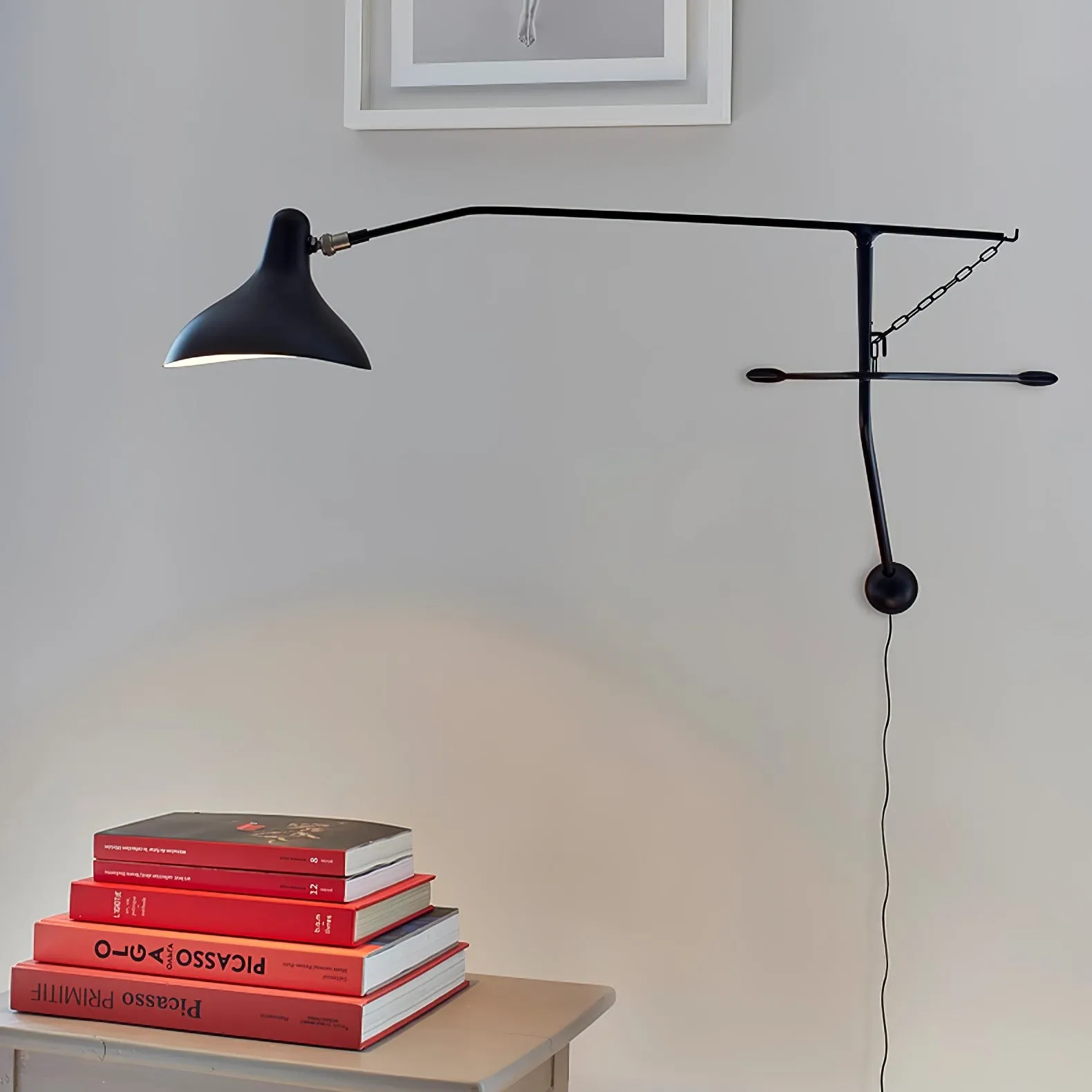 Moderne eendenbek-design Mantis Arm Wandlamp HL1112