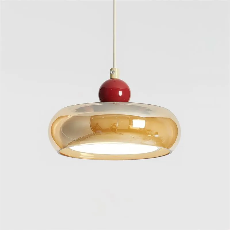Hanglamp van kersenglas HL762