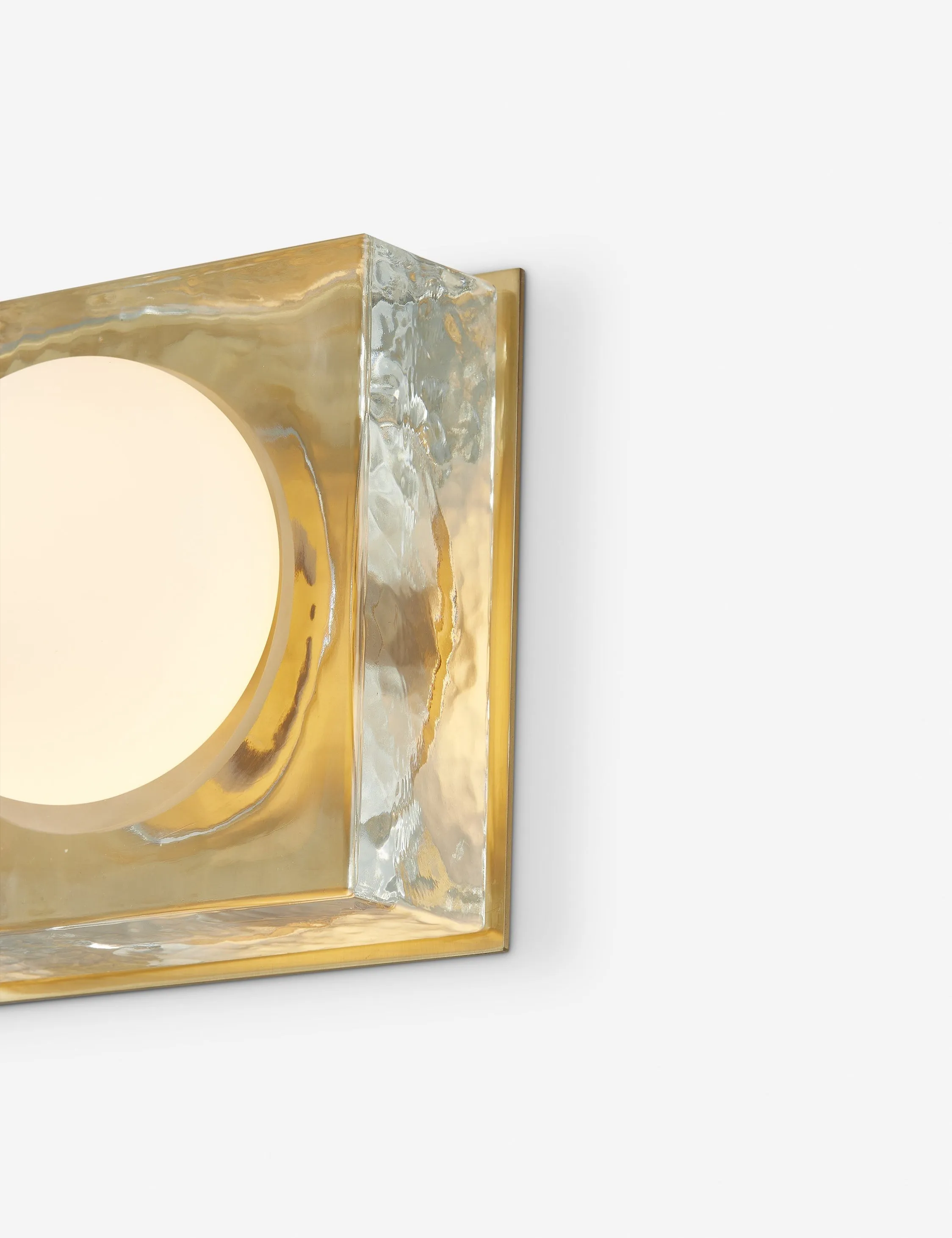 Vellaro wandlamp van glas en metaal - tijdloze stijl voor keuken- en kantoorverlichting HL1880