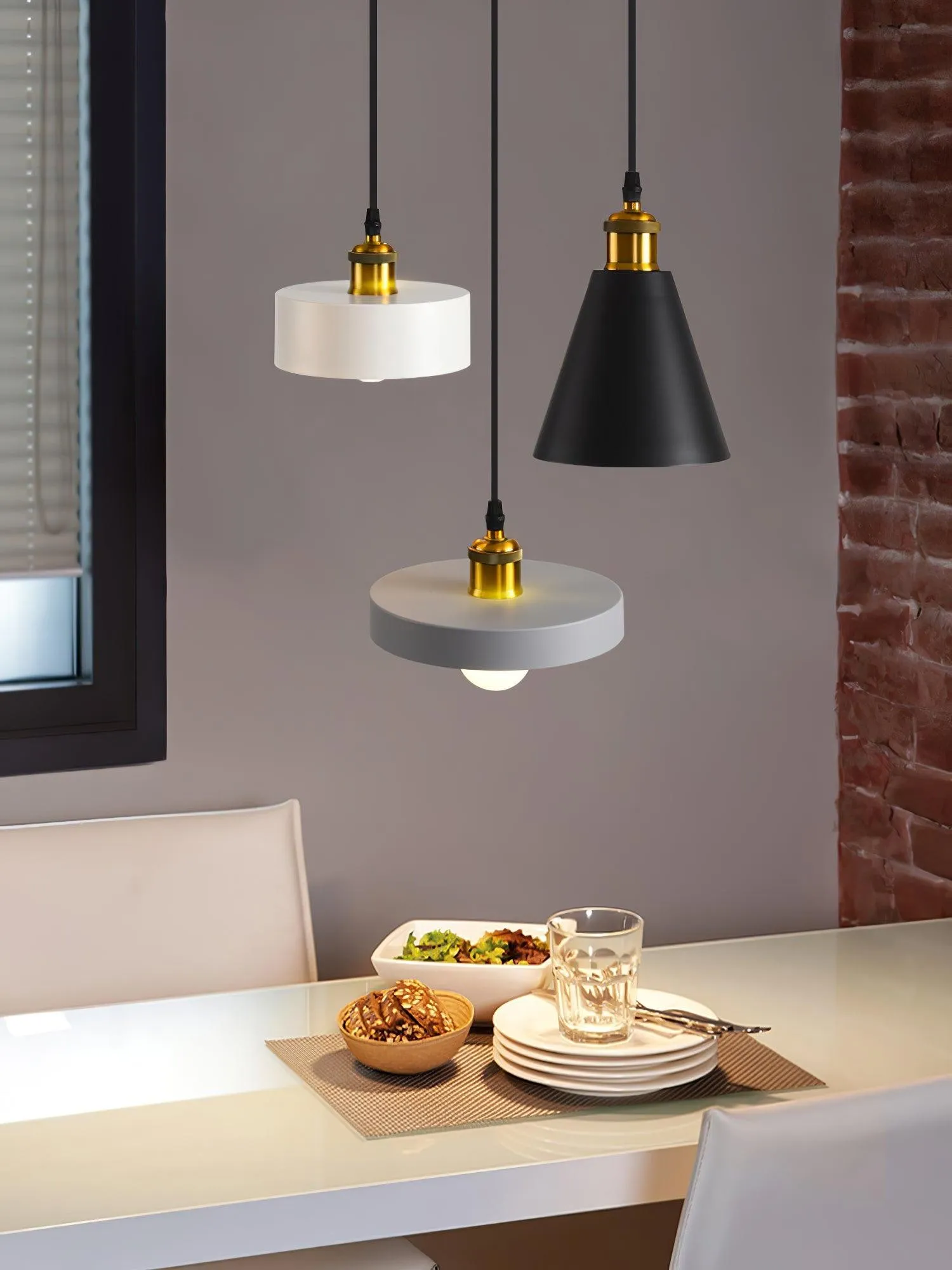 Moderne hars geometrische hanglamp HL787