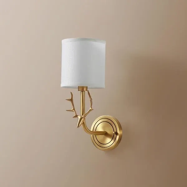 Hertenkop Wandlamp