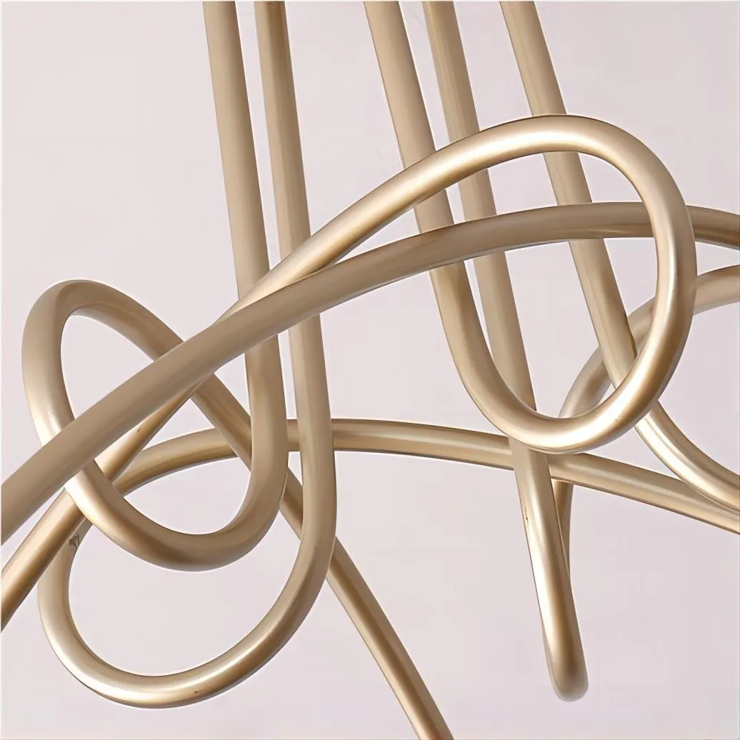Scandinavische creatieve twist multi head kroonluchter HL174