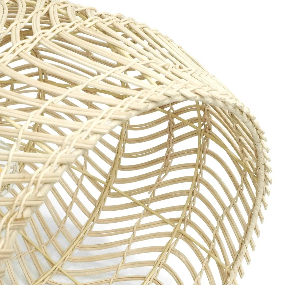 Rustieke Rieten Mand Rotan Kooi Hanglamp HL161