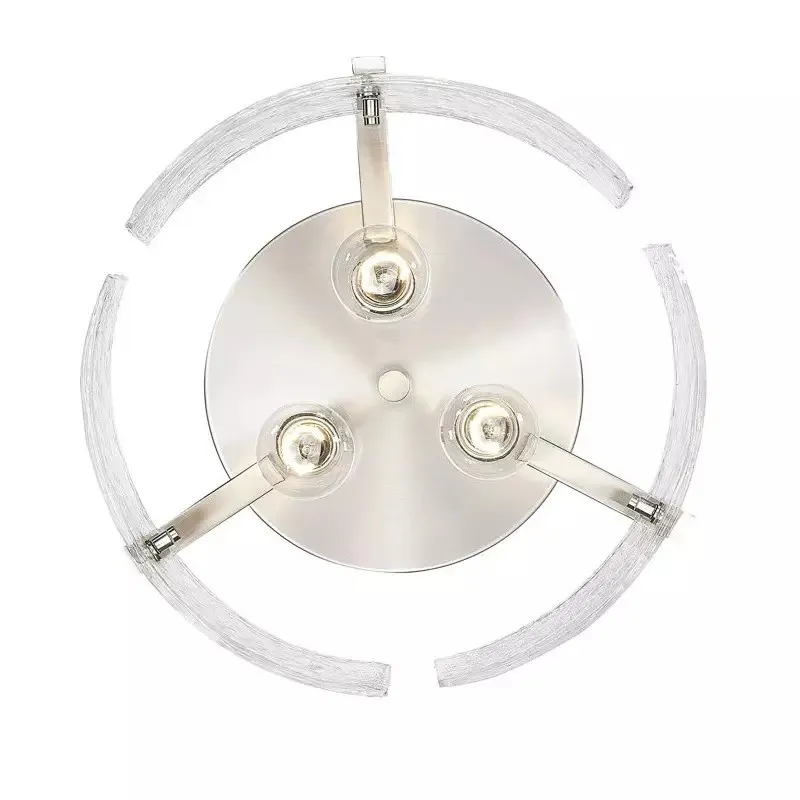 Moderne Inbouwplafondlamp Met Glazen Trommel HL267