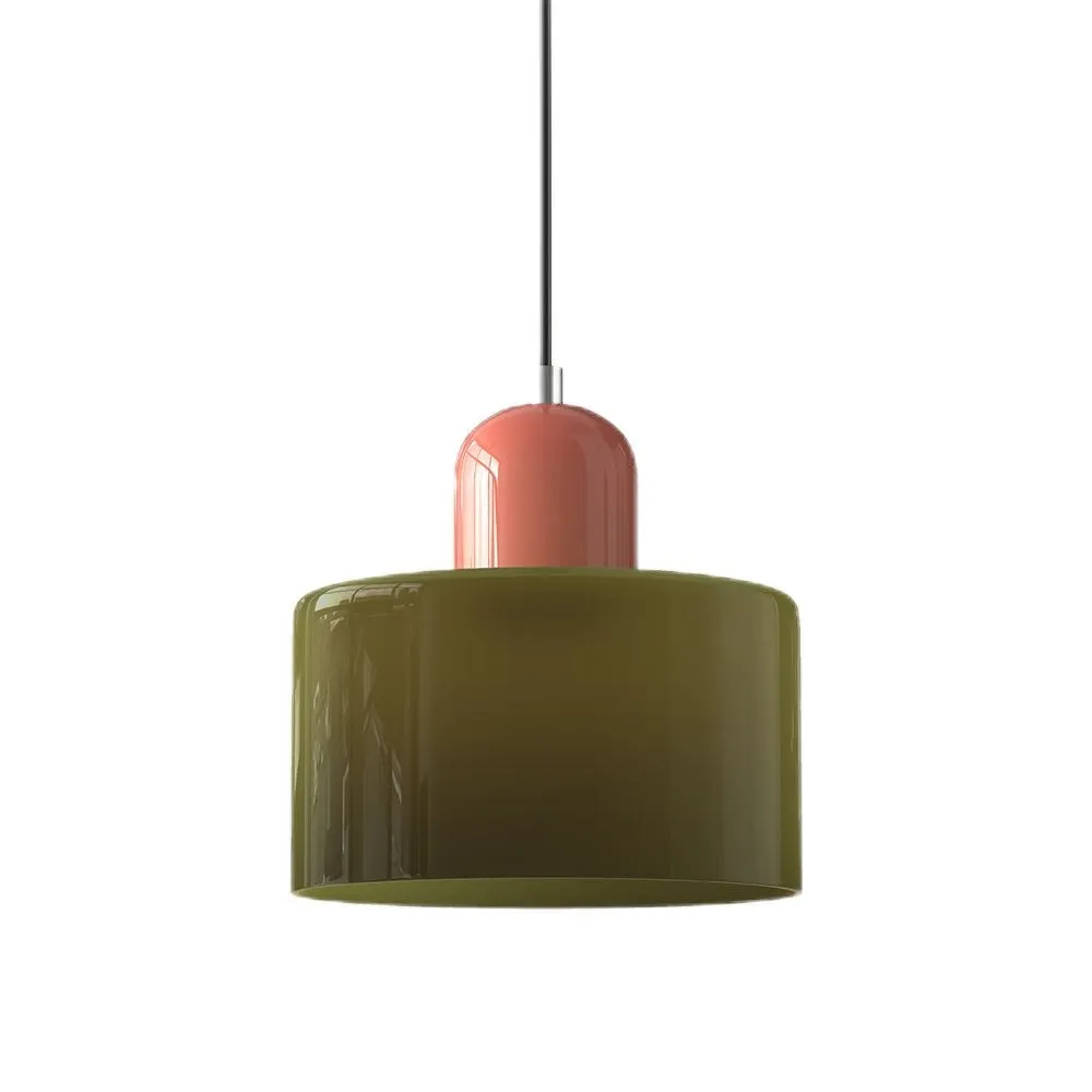 Kalo Cilinder Hanglamp - Glazen Lamp in Scandinavische Stijl voor Eet en Slaapkamer HL107