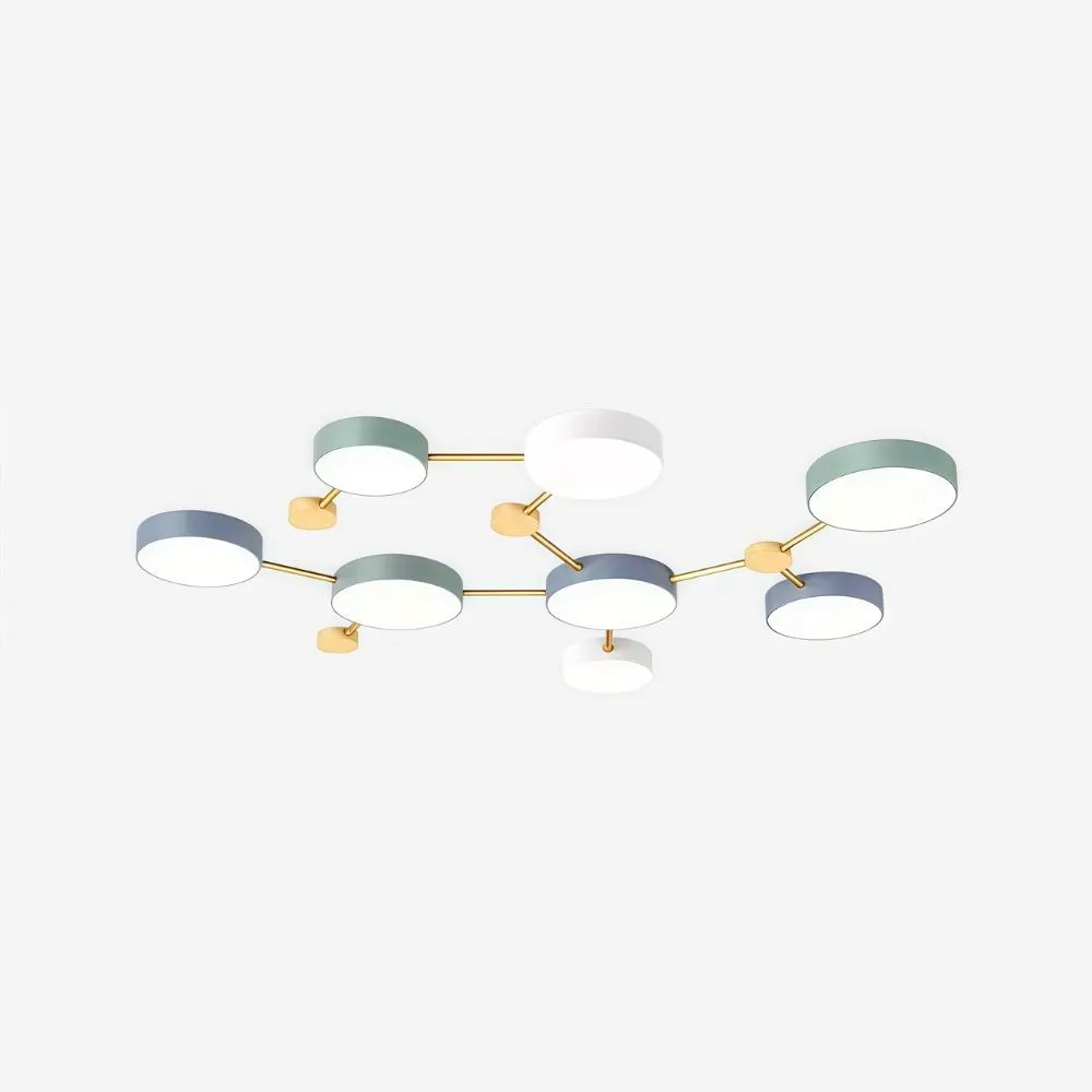 Nordic ronde LED plafondlamp - houten taklamp voor slaapkamer HL1347