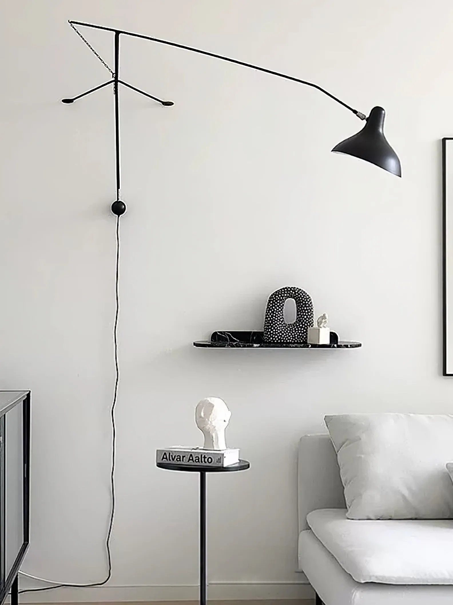 Moderne eendenbek-design Mantis Arm Wandlamp HL1112