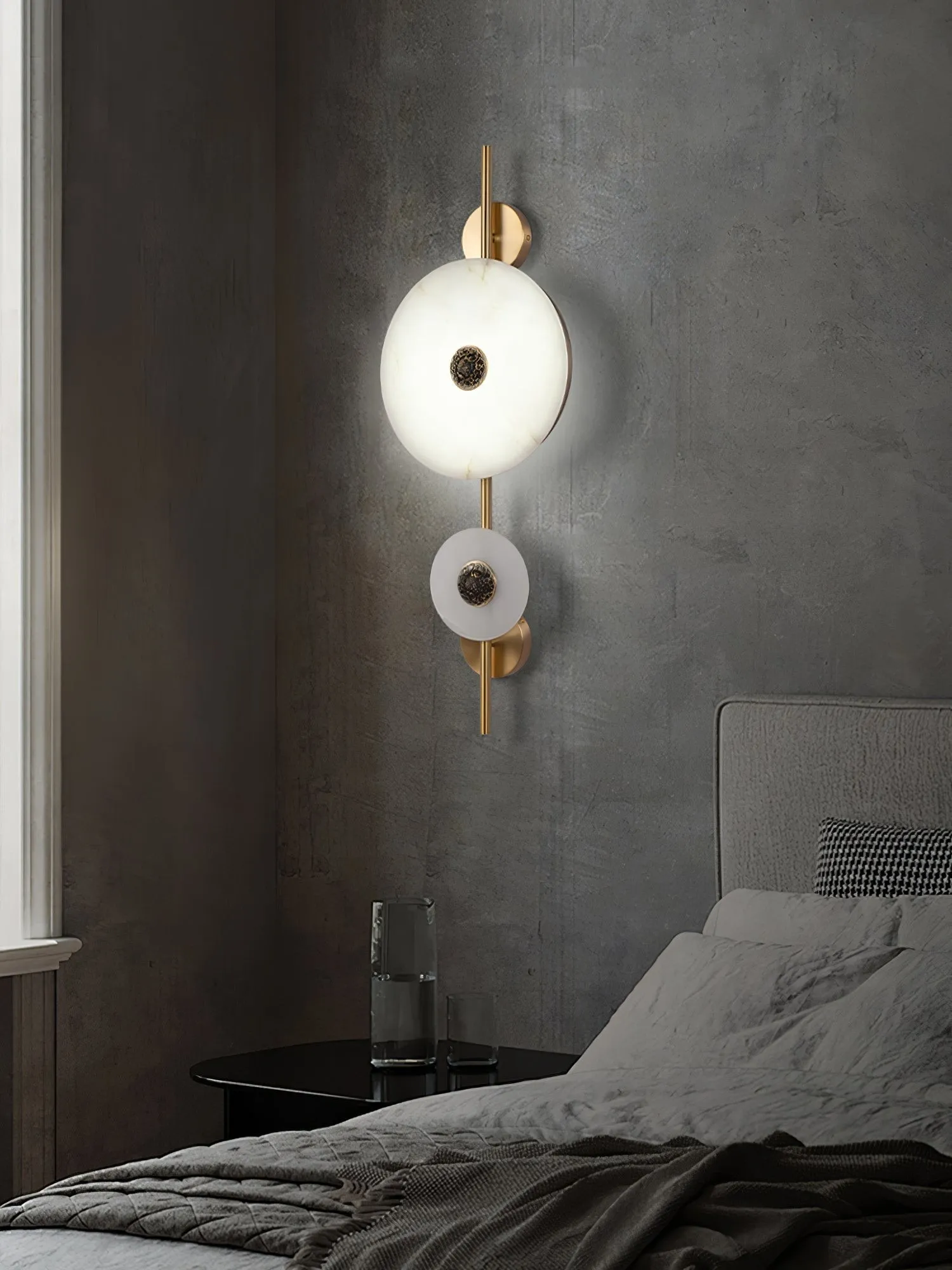 Alabaster Eclipse wandlamp HL2945