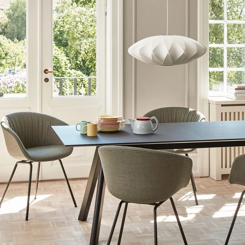 Saucer Zijde Bubble Hanglamp Woonkamer
