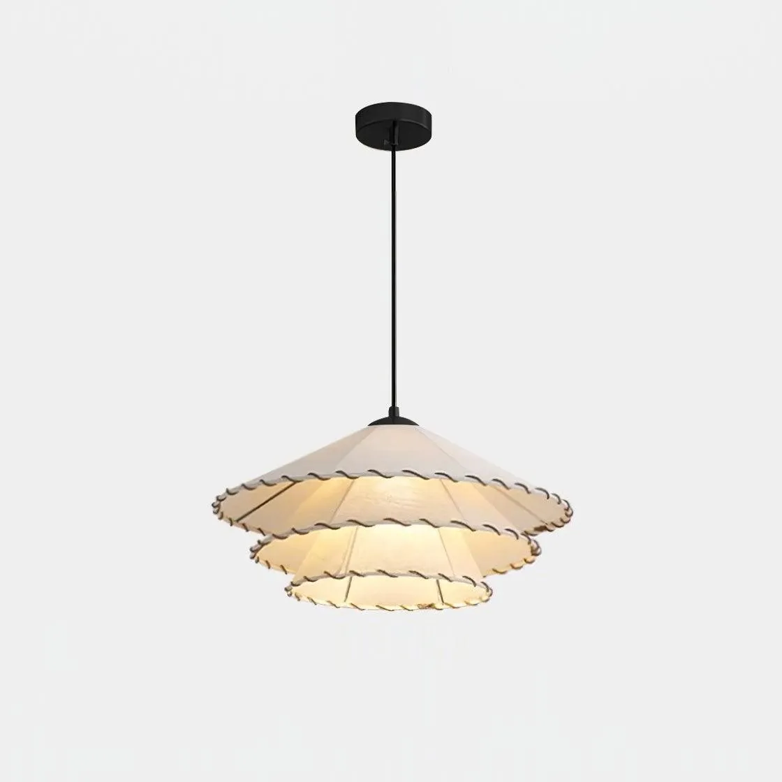 Vintage Lotusblad Stoffen Hanglamp HL639