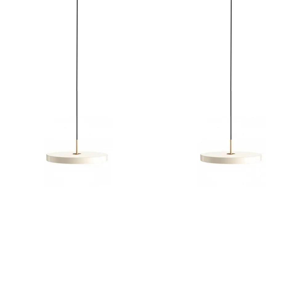 Schijfvormige Moderne Hanglamp - Zwart Wit LED Ontwerp HL1051