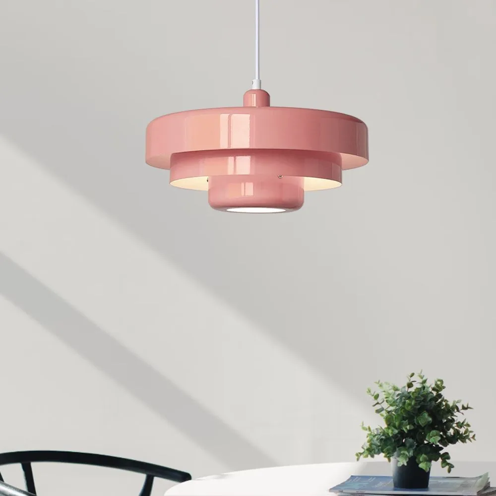 Macaron Disc Hanglamp - Scandinavische Meerlaagse Hanglamp van Metaal voor de Keuken HL179