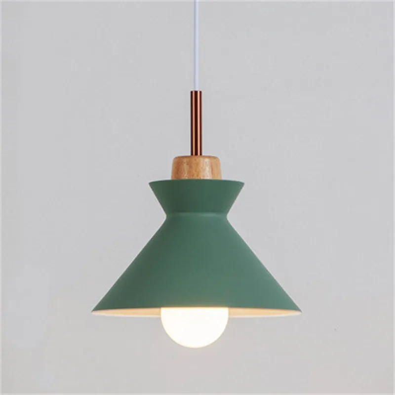 Scandinavische MULTI Metaal Hout Macaroon Hanglamp voor Keuken HL88