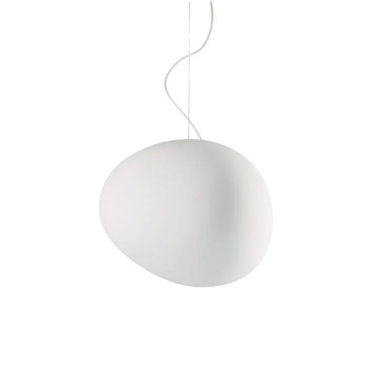 Art Deco Stonea Melkglazen Hanglamp