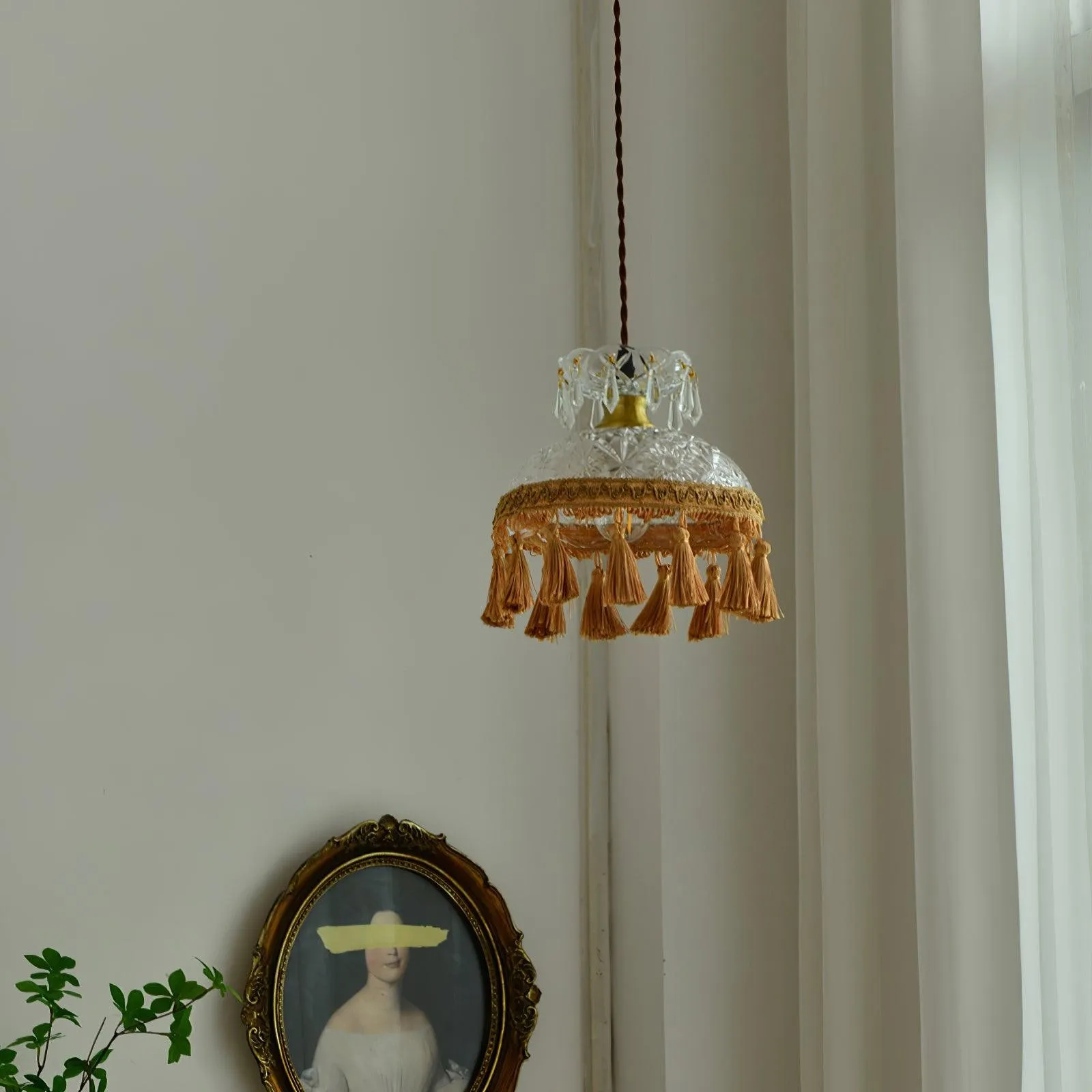 Komvormige kwast hanglamp HL388