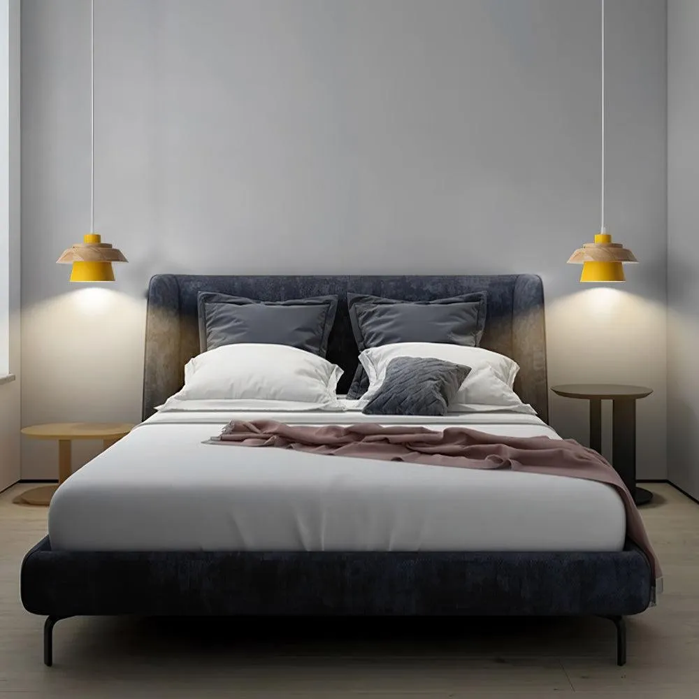 Hanglamp van steenhout HL728