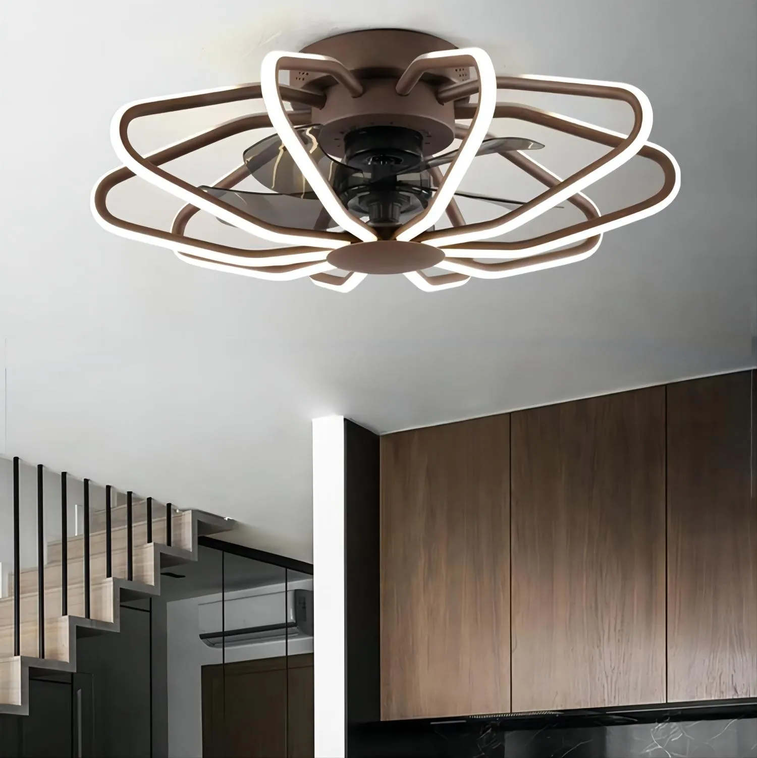 Nordic led ventilator kroonluchter