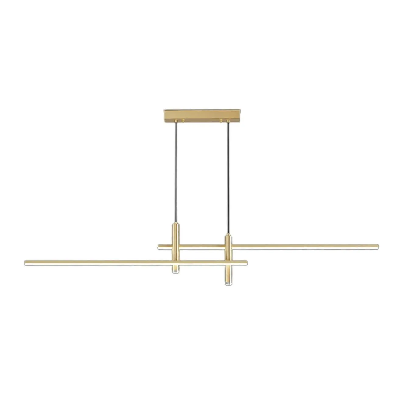 Moderne meerlaagse lineaire dimbare hanglamp HL150