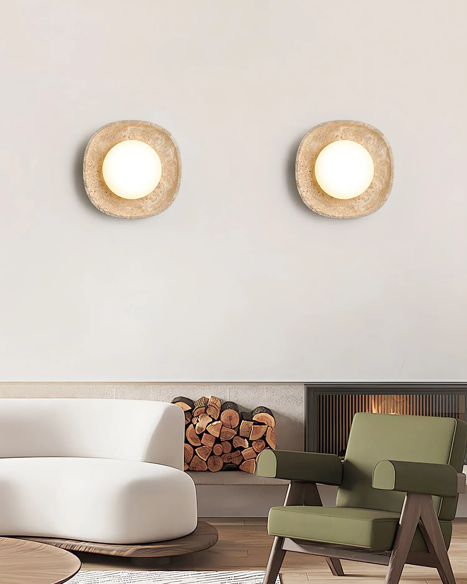 Japanse stijl Wabi-Sabi stenen wandlamp HL442