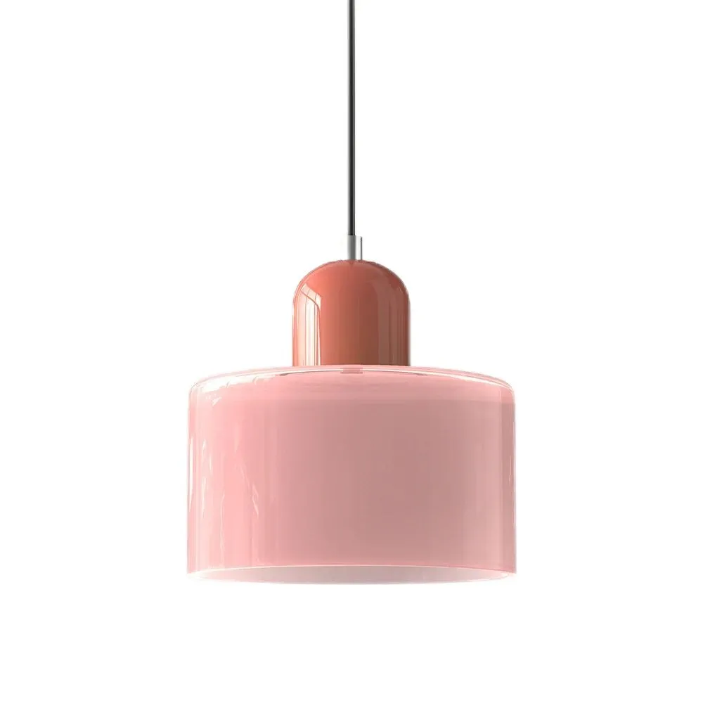 Kalo Cilinder Hanglamp - Glazen Lamp in Scandinavische Stijl voor Eet en Slaapkamer HL107