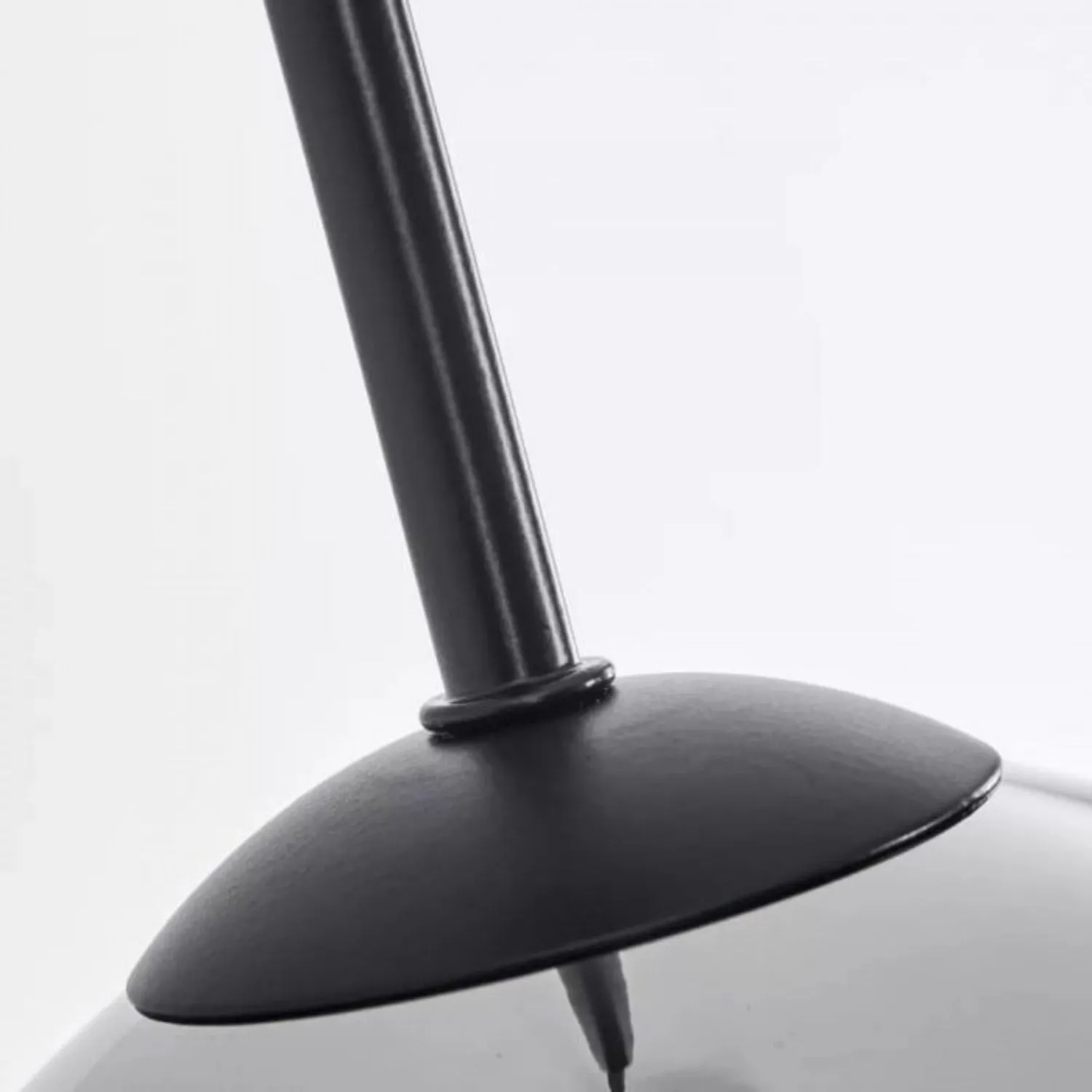 Koyoto rookgrijze glazen bol hanglamp