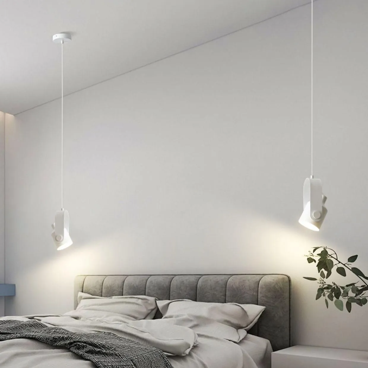 Verstelbare metalen kunst draaibare spot hanglamp HL125