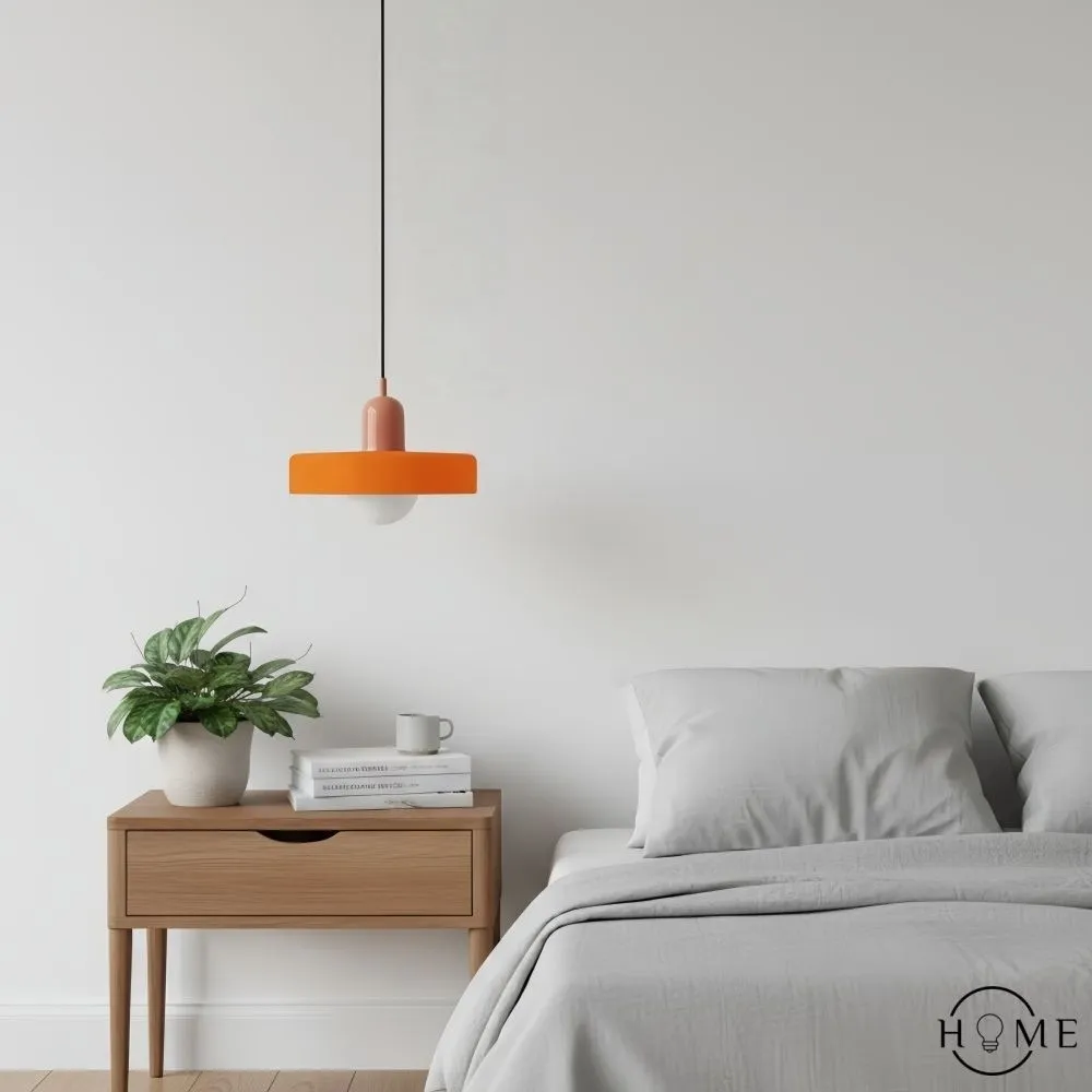 Kalo Disc Kleurrijke Hanglamp - Moderne Glazen Hanglamp voor de Eetkamer HL2447